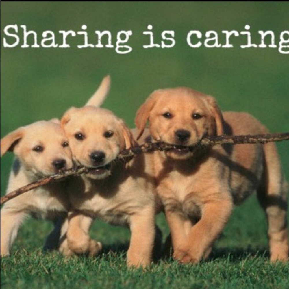 You share me. I’ll share you.